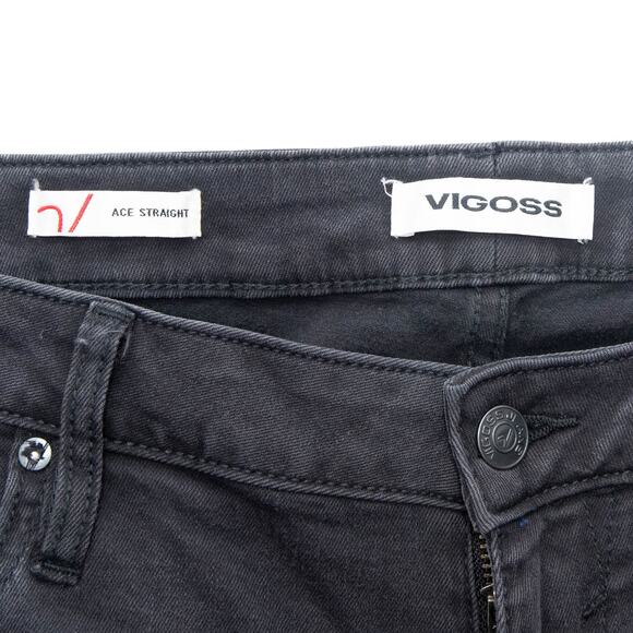 Vigoss Black High Rise Twisted Split Leg Jeans Size 22 - Picture 4 of 13